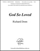 God So Loved - Medium Voice (opt. flute) Vocal Solo & Collections sheet music cover